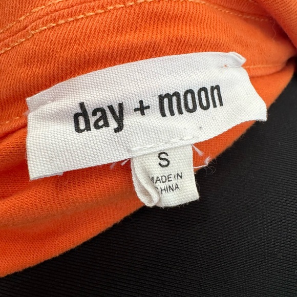 Orange Denim Women's Romper - Picture 10 of 11